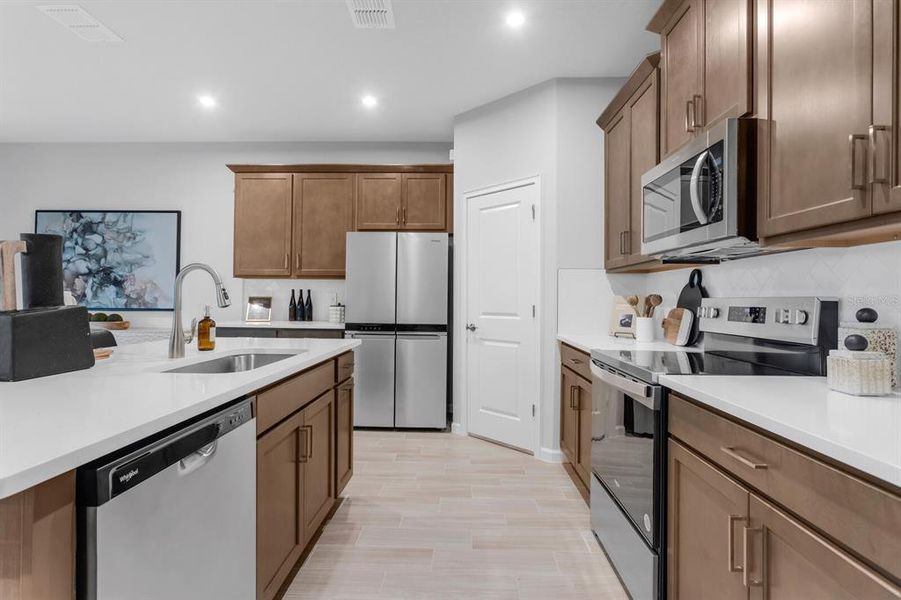 Furnished interior view inside a new home in Pendleton at Chapel Crossings, Wesley Chapel (Image 25). Furnished interior view inside a new home in Pendleton at Chapel Crossings, Wesley Chapel (Image 25).