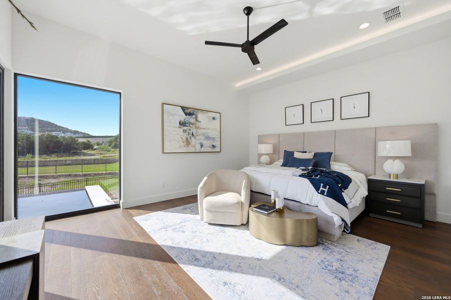 Furnished interior view inside a new home in , San Antonio (Image 55).