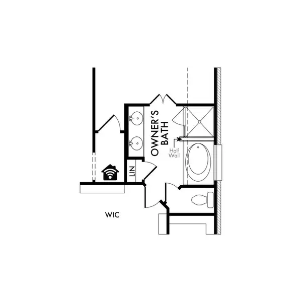 2D floor plan layout for the Cheyenne by Impression Homes in Terra Vella, Haslet, TX (Image 4).