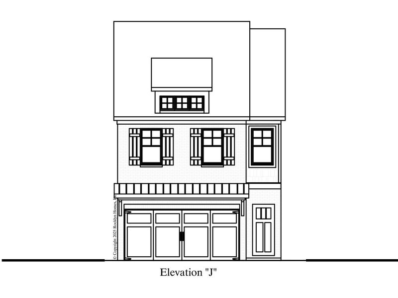Representative rendering of the exterior for the Crofton by Rocklyn Homes (Image 5).