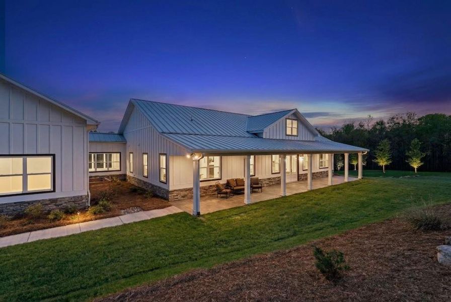 Exterior details and patio area of a home in , Senoia (Image 42).