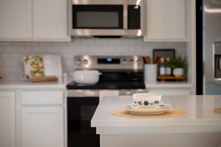 Representative interior finishes for a home built from the The Rose by Avonley Homes in Pinemont, Bryan (Image 39).