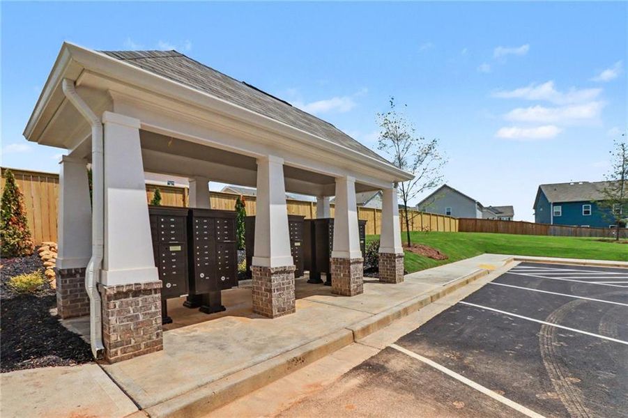 Exterior details and patio area of a home in , Cartersville (Image 3).