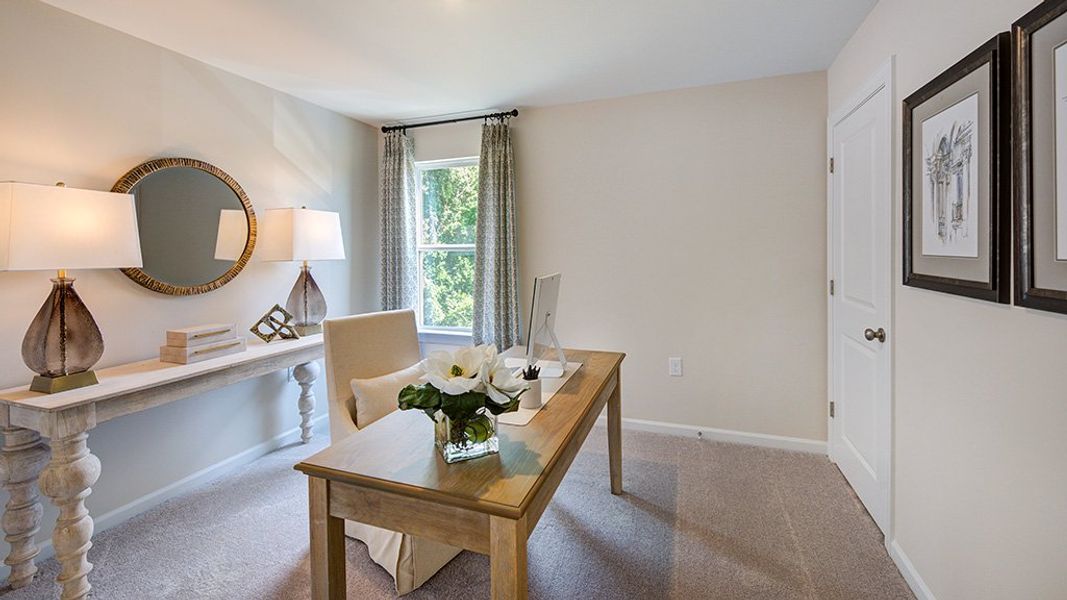 Furnished interior view inside a new home in Eagle Trace, Wendell (Image 14). Furnished interior view inside a new home in Eagle Trace, Wendell (Image 14).