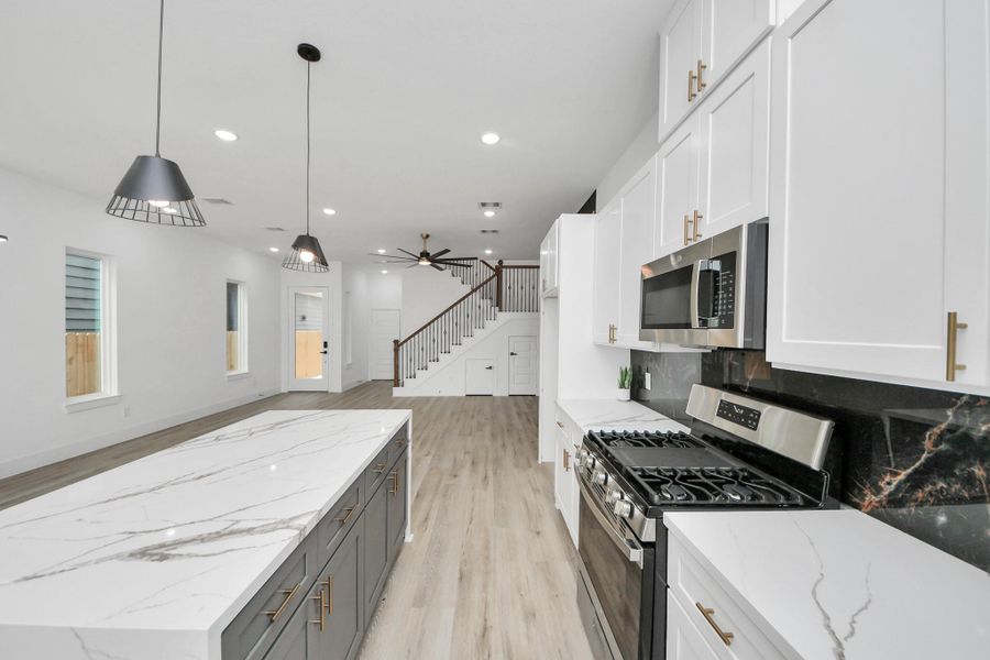 Furnished interior view inside a new home in , Houston (Image 13).