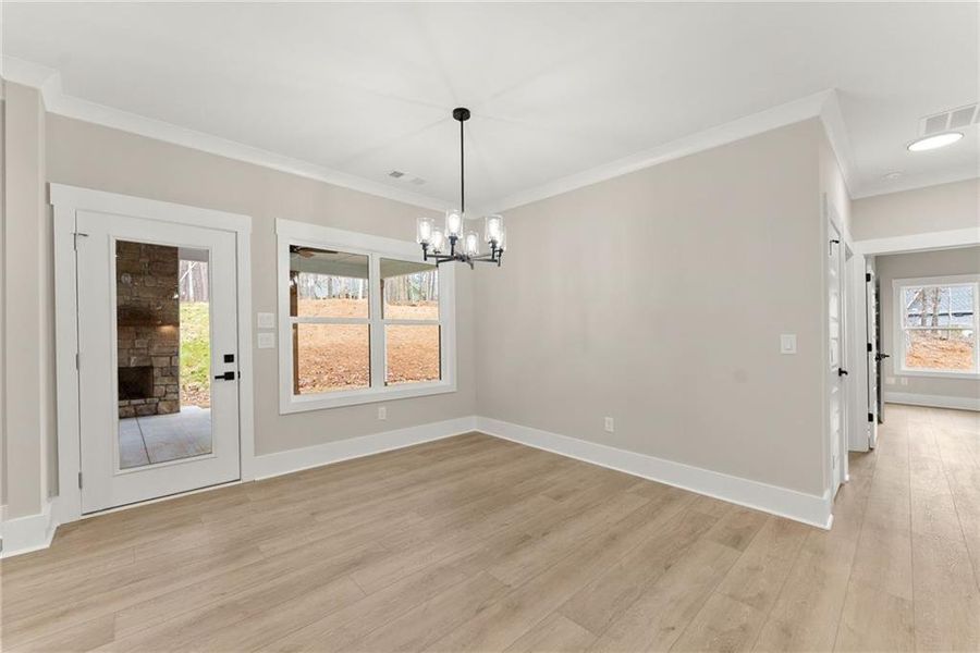 Spacious, unfurnished interior of a new home in , Clarkesville (Image 36).