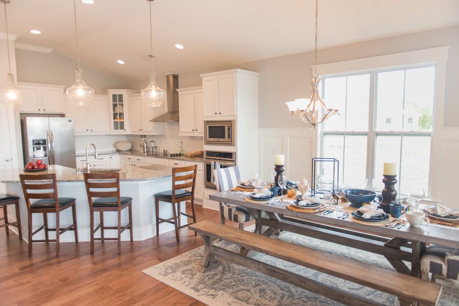 Representative furnished interior of a home built from the Bedford by Bill Clark Homes in Riverside Cove, Wilmington (Image 4).