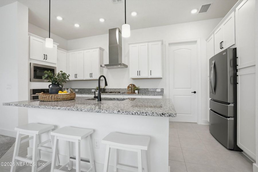 Furnished interior view inside a new home in , Jacksonville (Image 22). Furnished interior view inside a new home in , Jacksonville (Image 22).
