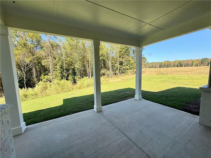 Exterior details and patio area of a home in Fowler Farms, Auburn (Image 24).