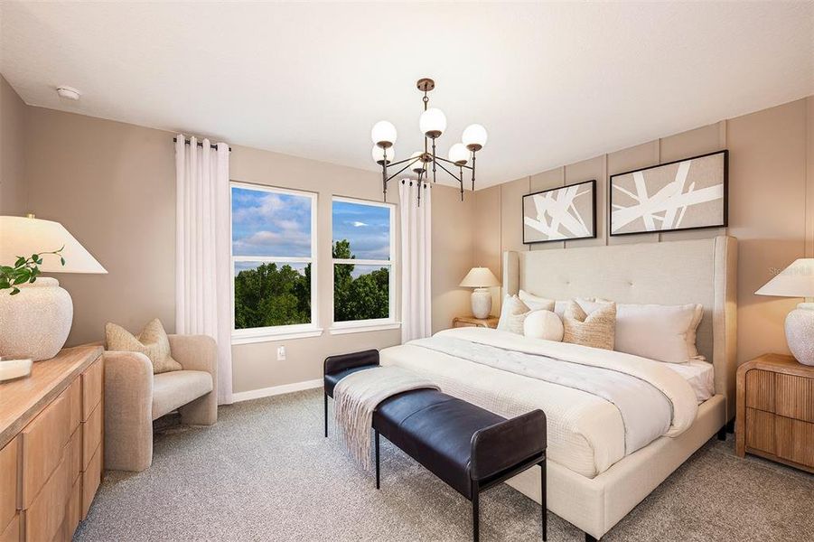 Furnished interior view inside a new home in Riverwood, Zephyrhills (Image 11).