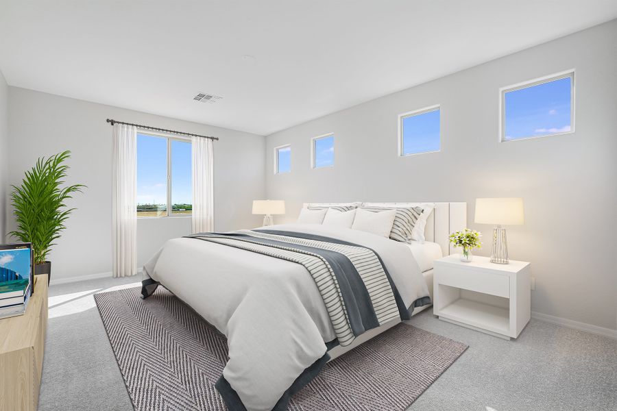 Representative furnished interior of a home built from the Revere by Taylor Morrison in Allen Ranches Expedition Collection, Litchfield Park (Image 11). Representative furnished interior of a home built from the Revere by Taylor Morrison in Allen Ranches Expedition Collection, Litchfield Park (Image 11).