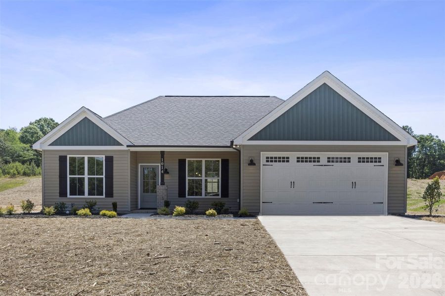 Front exterior of a new home in , Albemarle, NC, highlighting curb appeal (Image 1). Front exterior of a new home in , Albemarle, NC, highlighting curb appeal (Image 1).