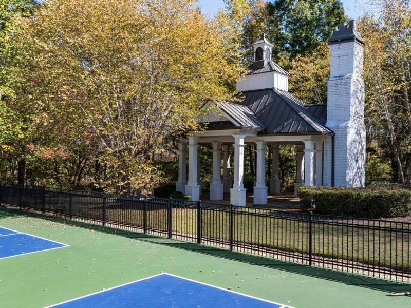 Front exterior of a new home in Hamptons at Riverwood North, Dallas, GA, highlighting curb appeal (Image 22).