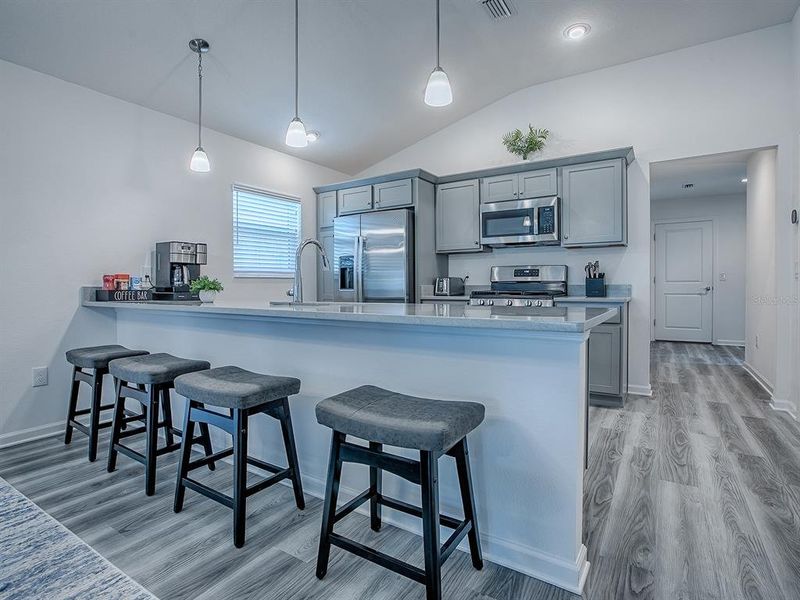 Furnished interior view inside a new home in , The Villages (Image 7).