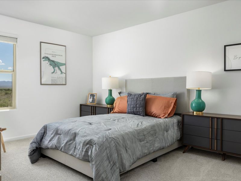 Furnished interior view inside a new home in Rincon Crest at Rocking K, Tucson (Image 11). Furnished interior view inside a new home in Rincon Crest at Rocking K, Tucson (Image 11).