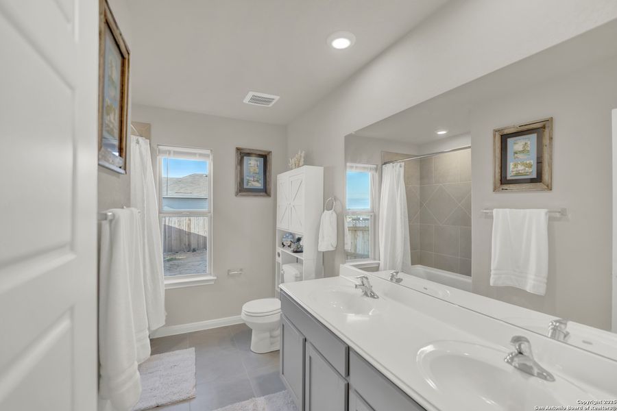 Furnished interior view inside a new home in Chaparral Ranch, Floresville (Image 34).