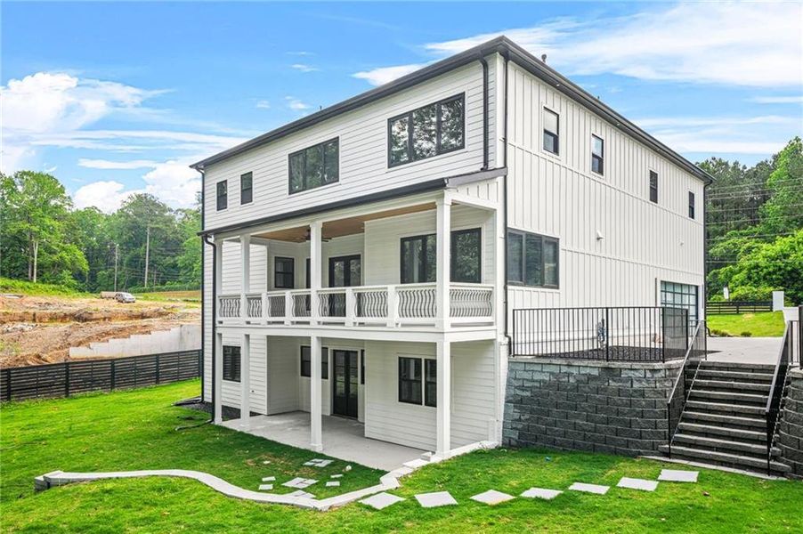 Front exterior of a new home in , Atlanta, GA, highlighting curb appeal (Image 2).