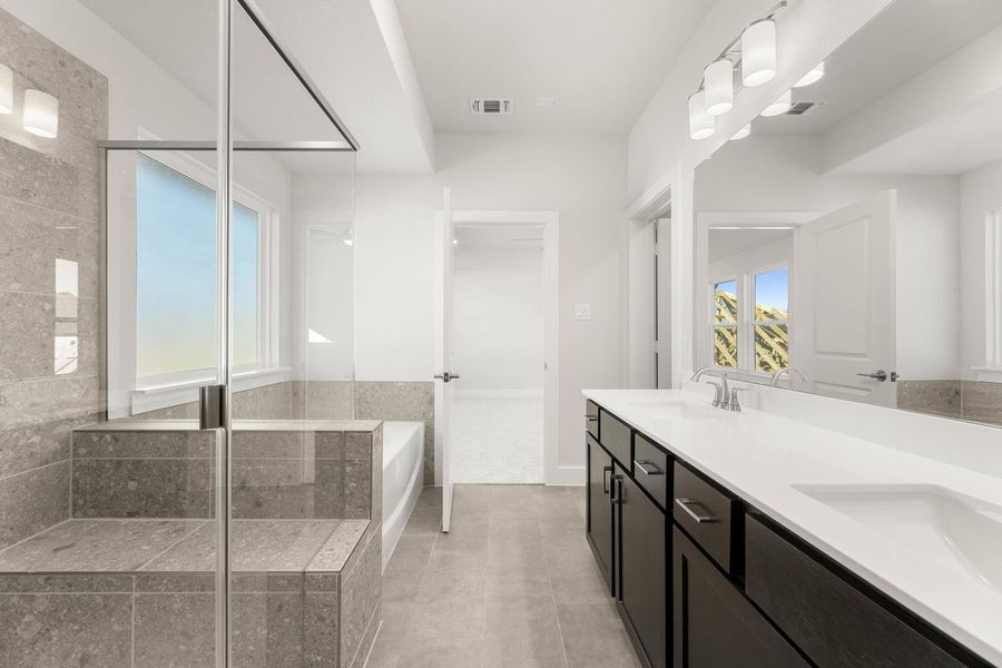 Furnished interior view inside a new home in Treeline, Justin (Image 11).