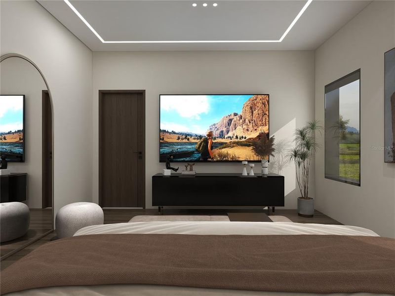 Downstairs Primary Suite Downstairs Primary Suite