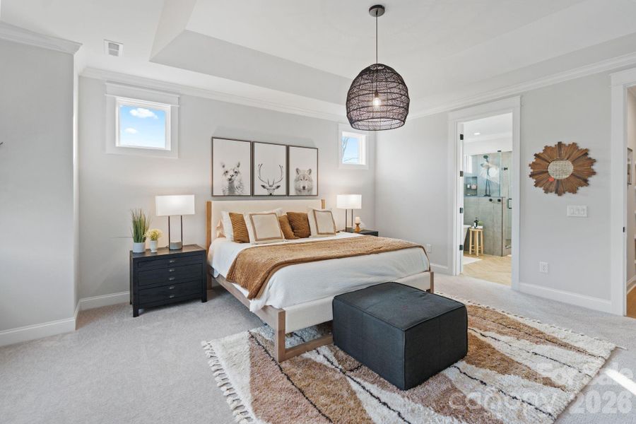 Furnished interior view inside a new home in Amara Chase, Huntersville (Image 34).