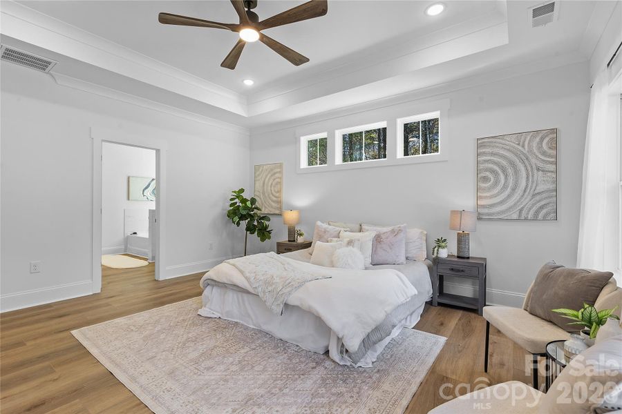 Furnished interior view inside a new home in , Midland (Image 15).