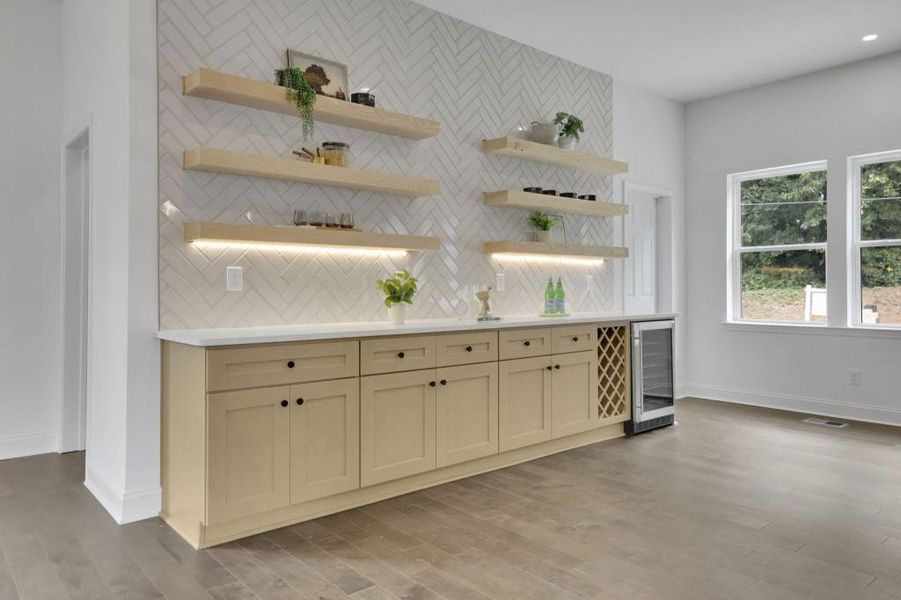 Furnished interior view inside a new home in , Buford (Image 39).