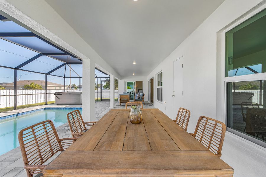 Representative furnished interior of a home built from the The Paradise Cove by Sunlife Homes LLC in Cape Coral, Cape Coral (Image 25).