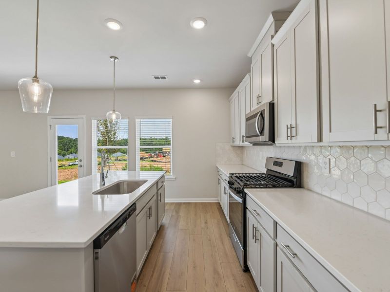 Furnished interior view inside a new home in Preserve at Mountain Creek, Pendergrass (Image 7).