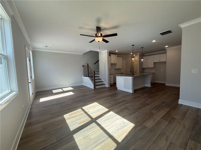 Spacious, unfurnished interior of a new home in The Towns at Auburn Station East, Auburn (Image 11).