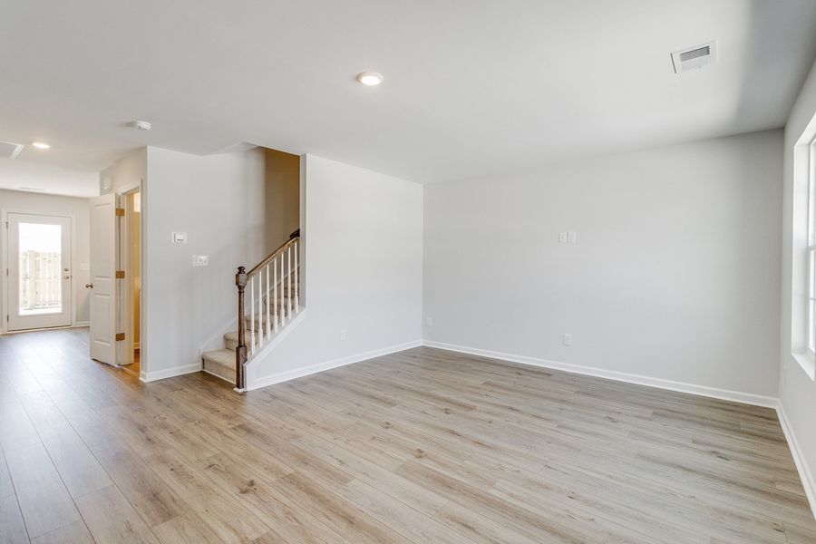 Spacious, unfurnished interior of a new home in Astoria, Columbia (Image 13). Spacious, unfurnished interior of a new home in Astoria, Columbia (Image 13).