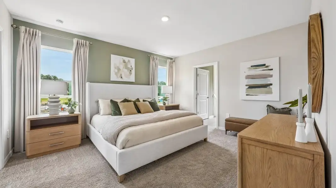Furnished interior view inside a new home in Balm Grove, Wimauma (Image 33).