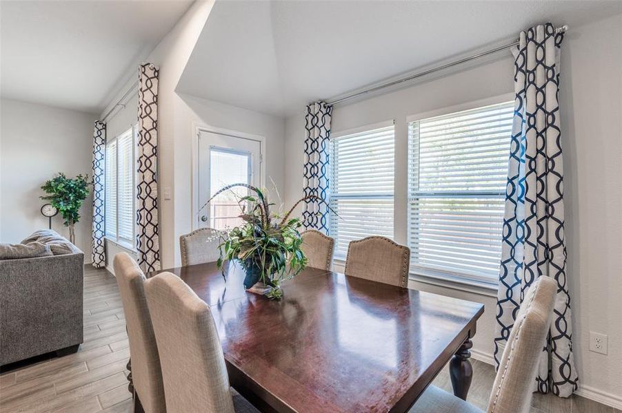 Furnished interior in a model home at Brookville Ranch in Fort Worth (Image 30).