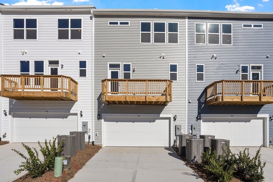 Exterior details and patio area of a home in Renaissance at White Oak, Garner (Image 3).