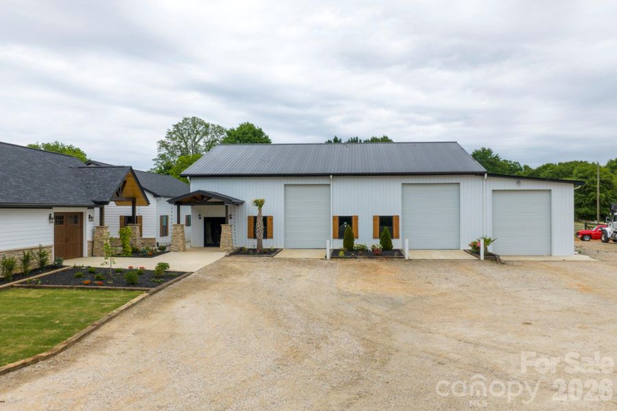 Exterior details and patio area of a home in , Clover (Image 19).