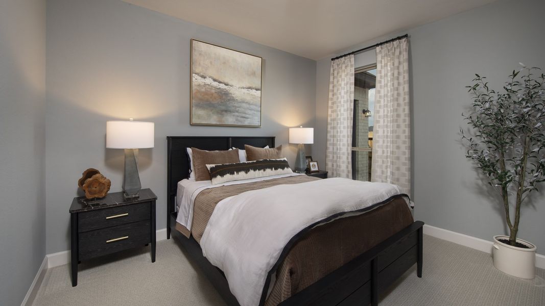 Furnished interior view inside a new home in Amira 45', Tomball (Image 12). Furnished interior view inside a new home in Amira 45', Tomball (Image 12).