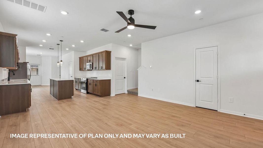 Furnished interior view inside a new home in Avery Centre, Round Rock (Image 13).