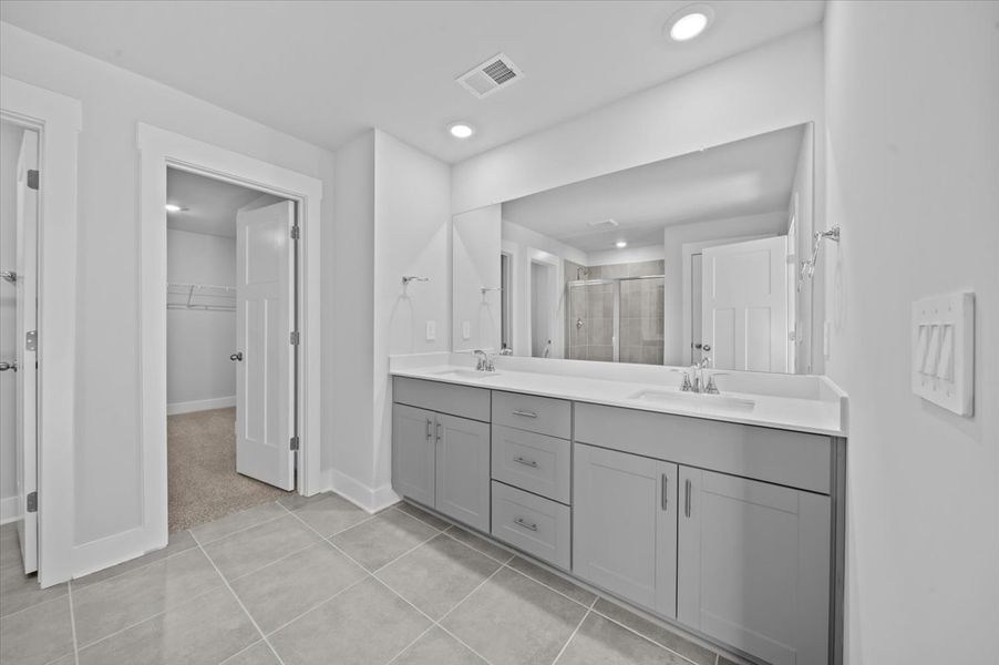 Furnished interior view inside a new home in Reserve at Arden Woods, Greenville (Image 11).