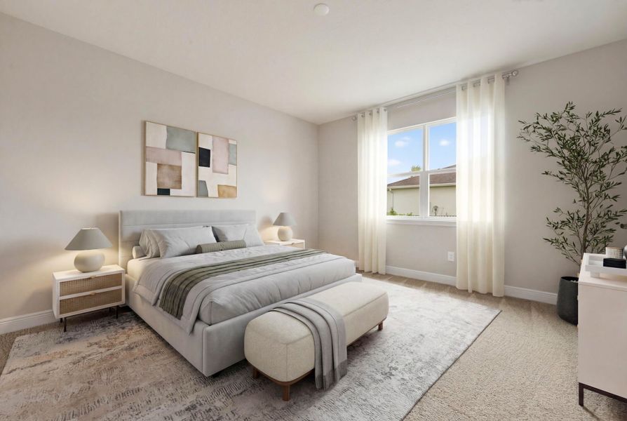 Furnished interior view inside a new home in Windwater, Parrish (Image 8).