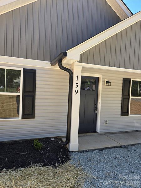 Exterior details and patio area of a home in , New London (Image 3).