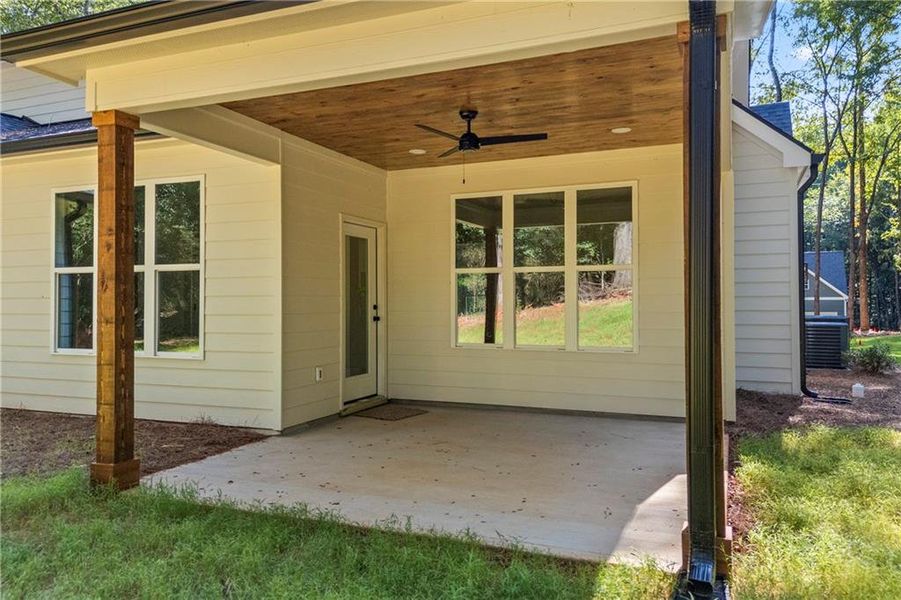 Exterior details and patio area of a home in , Nicholson (Image 34).