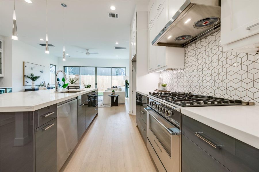 Furnished interior view inside a new home in , Houston (Image 9).