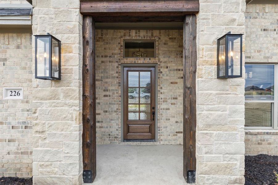 Exterior details and patio area of a home in , Granbury (Image 1). Exterior details and patio area of a home in , Granbury (Image 1).