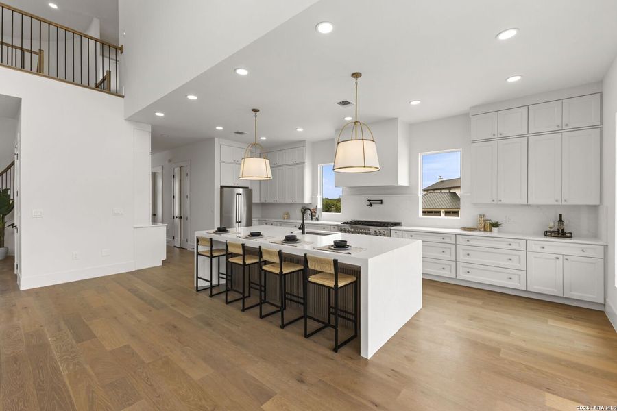 Furnished interior view inside a new home in , Bulverde (Image 38).