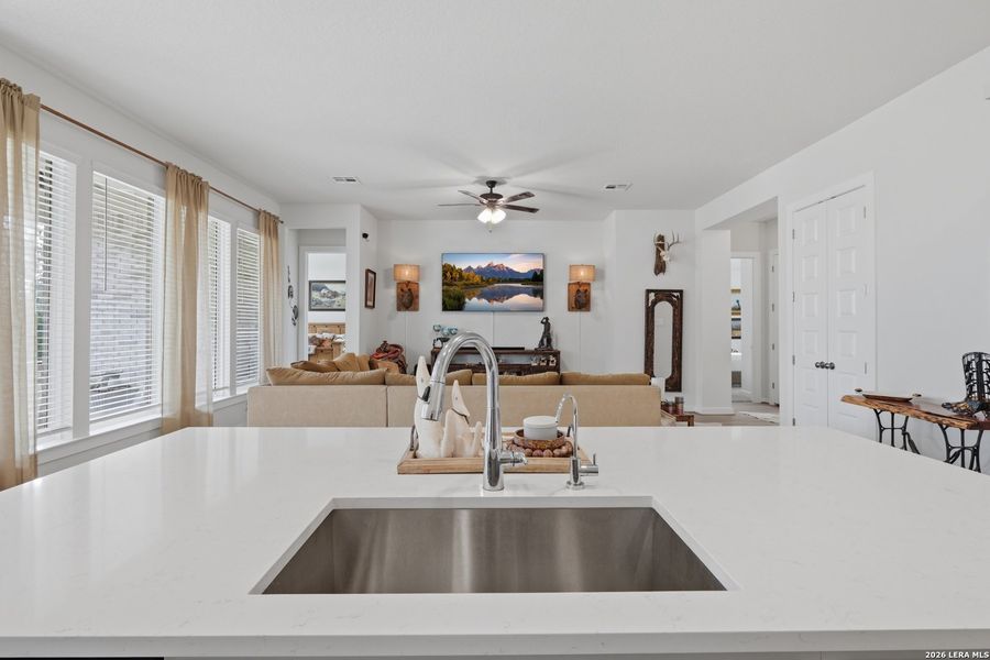 Furnished interior view inside a new home in The Grove at Vintage Oaks, New Braunfels (Image 9).