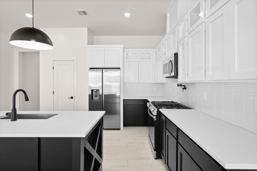 Furnished interior view inside a new home in Gateway Estates, El Paso (Image 8). Furnished interior view inside a new home in Gateway Estates, El Paso (Image 8).