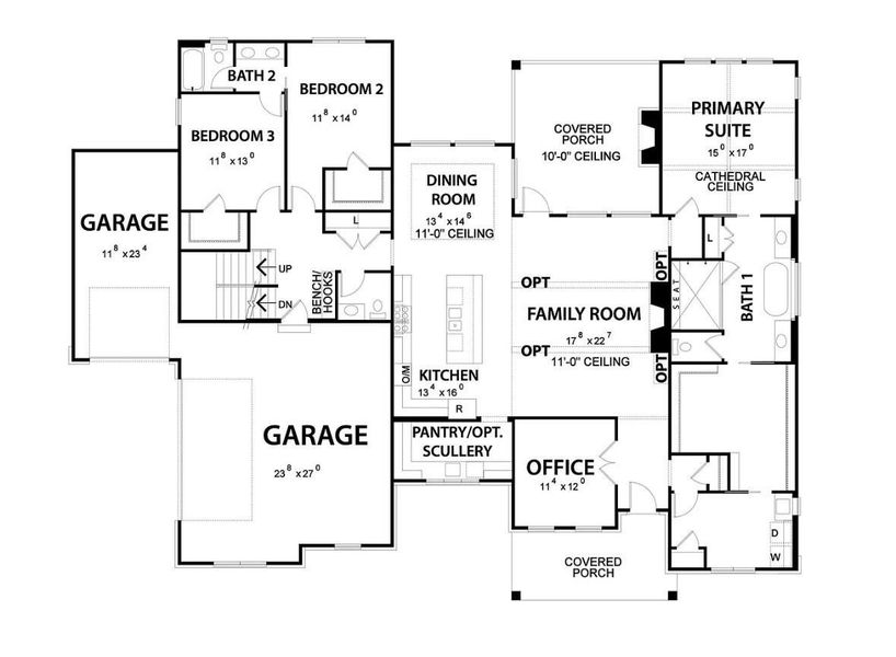 2D floor plan layout of this home in , Waxhaw, NC (Image 4).