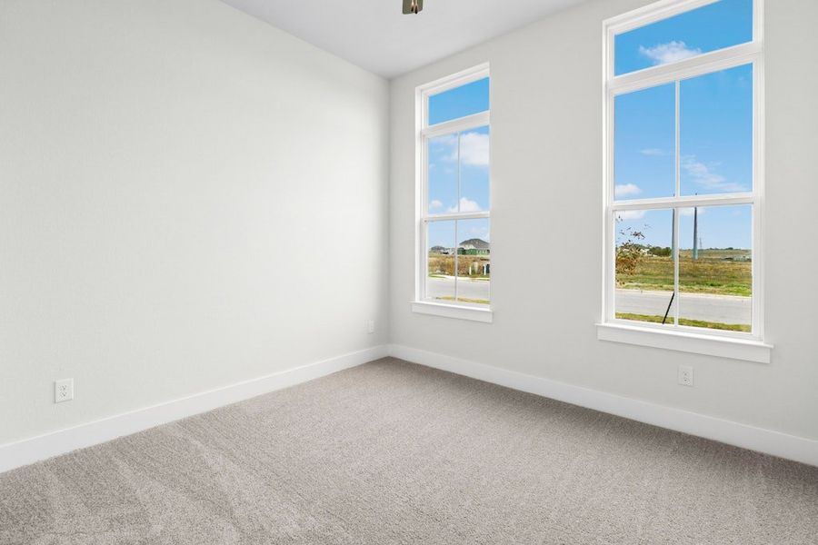 Spacious, unfurnished interior of a new home in Blackhawk, Pflugerville (Image 25).