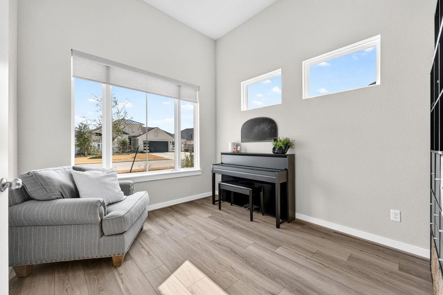 Dedicated office with double doors just off the entry. Plenty of windows to provide lots of natural light.