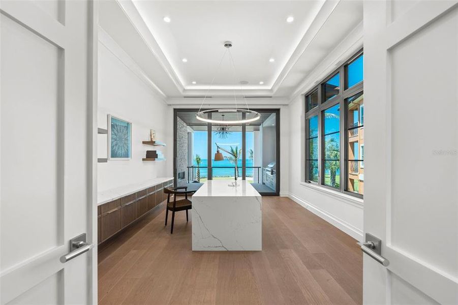 Furnished interior view inside a new home in , Sarasota (Image 32).