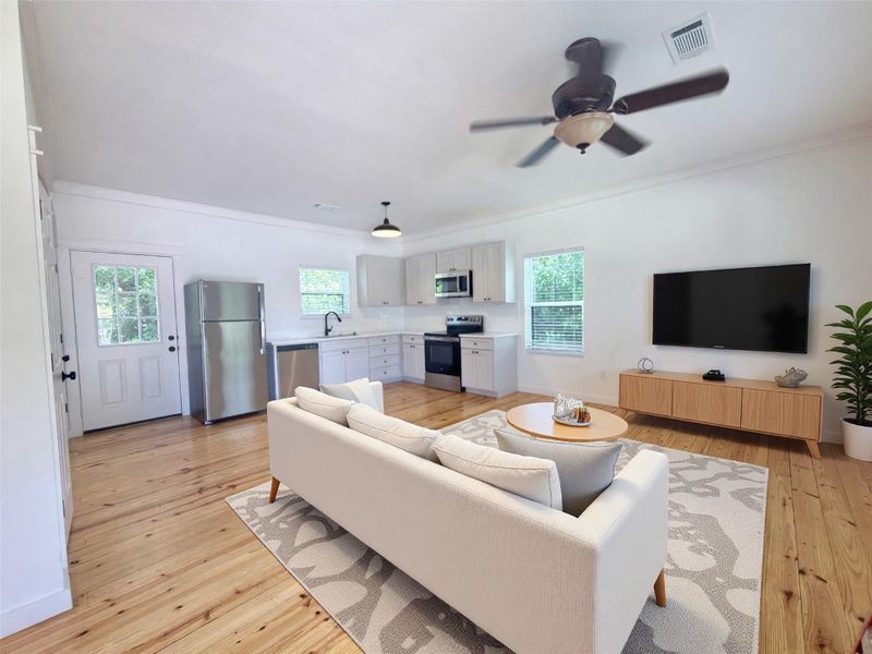 Furnished interior view inside a new home in , Brenham (Image 7).